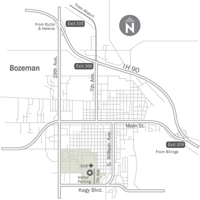 Simple Bozeman Map 